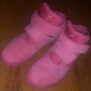 Red/Pinkish Nike shoes Women or Men